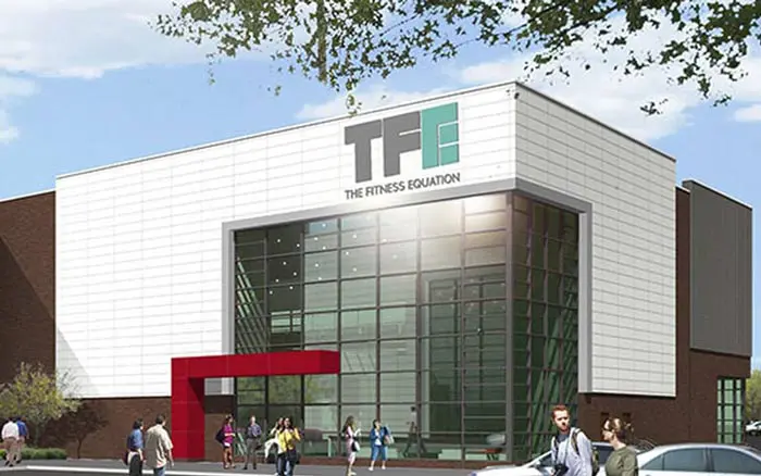 The exterior of The Fitness Equation South Ride gym in chantilly.