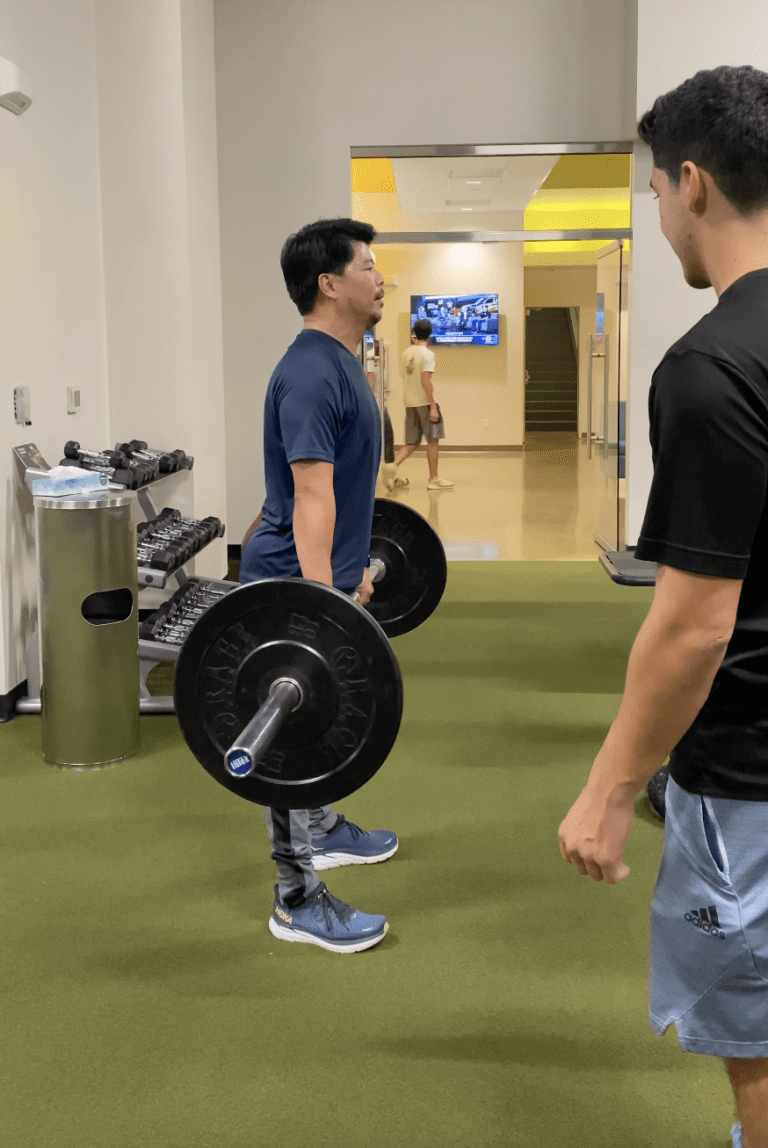 celebrating member arnold at TFE gym in va