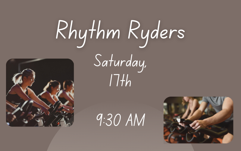 Rhythm Ryders indoor cycling class at The Fitness Equation South Riding featuring a music-driven group ride