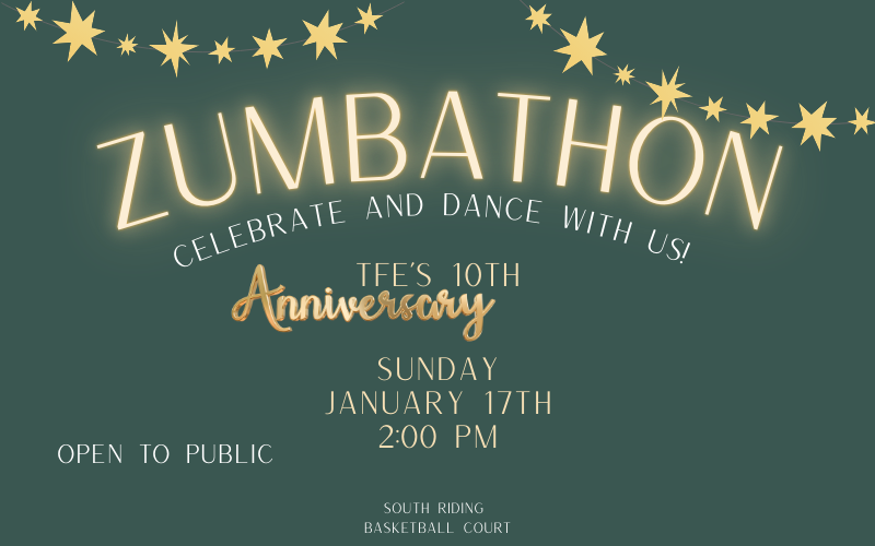 Zumbathon dance fitness event at The Fitness Equation South Riding celebrating the club’s 10th anniversary 