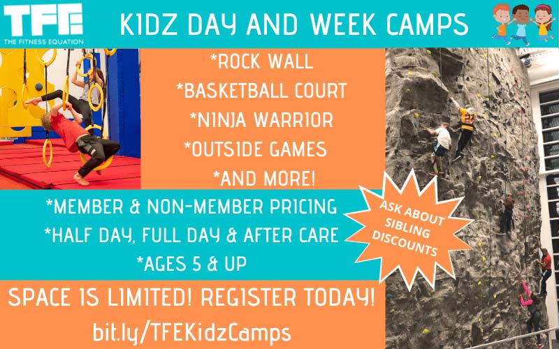 TFE Kidz Gym Day + Week Camps