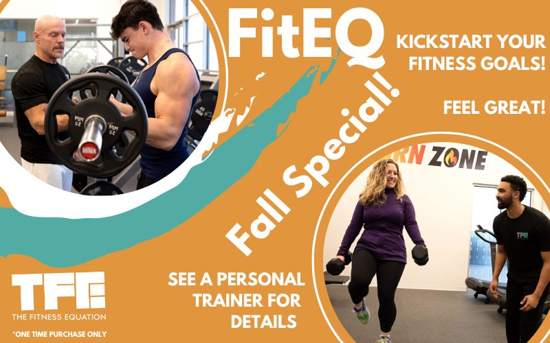 personal training program flyer at TFE