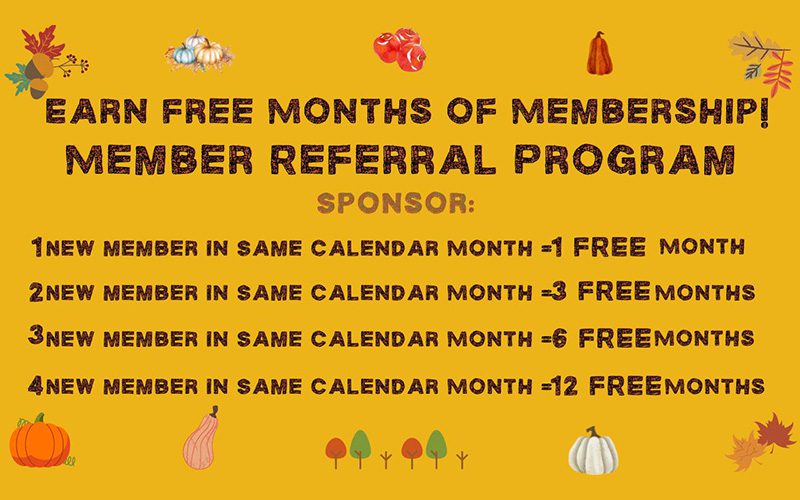 Refer friends to TFE and earn free months
