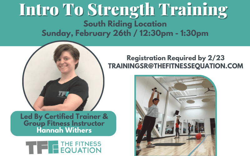 PT Workshop: Intro to Strength Training