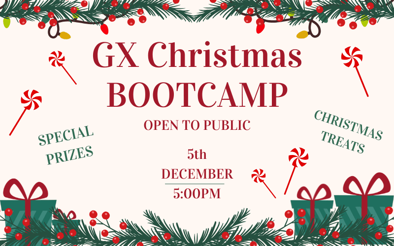GX Christmas Bootcamp — The Fitness Equation One Loudoun — Dec 5 5PM 